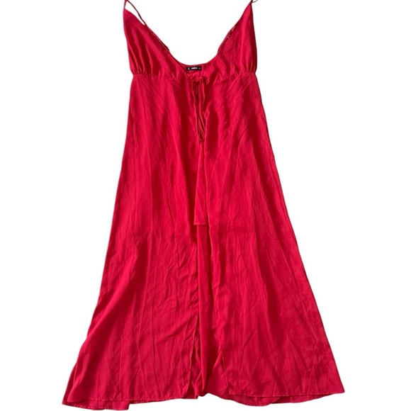 SHEIN Vibrant Red Chemise - Picture 1 of 6